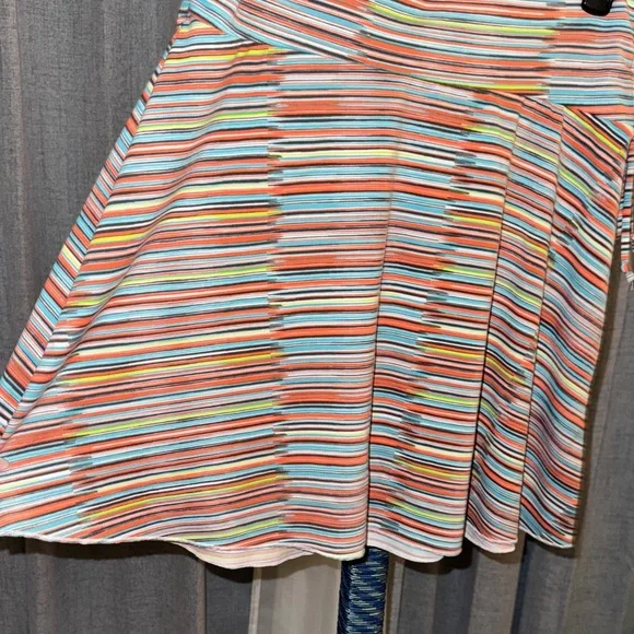 SOYBU- Women’s Striped Multicolor Skirt size Medium - Picture 7 of 9